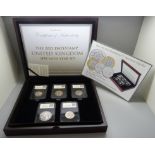 The UK 2022 Date Stamp Specimen Year Set, cased