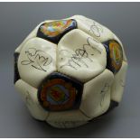 A 1992 signed Manchester United football