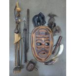 A box of African tourist trade items **PLEASE NOTE THIS LOT IS NOT ELIGIBLE FOR POSTING AND