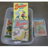 A collection of Buster comics, three year collection, 1987 to 1989, approximately 170 in total,