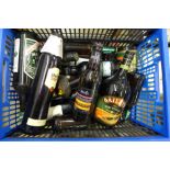 A box of alcohol, wines and beers, two bottles of Baileys, etc., (17) **PLEASE NOTE THIS LOT IS