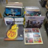 A collection of LP records, pop, classical and easy listening, includes 1980's **PLEASE NOTE THIS