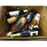 A box of mixed wines and spirits **PLEASE NOTE THIS LOT IS NOT ELIGIBLE FOR POSTING AND PACKING**