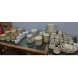 An extensive collection of Denby tea, dinnerwares and tablewares, three patterns including Daybreak,