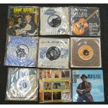 Twenty-five 1960's, rock n roll and other 7" singles and EP's, including John Lee Hooker, Otis