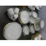 Royal Doulton Berkshire coffee and dinner wares including eight soup bowls