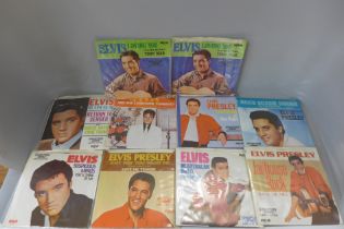 An RCA Records Elvis Presley box set of 7" singles