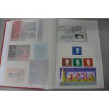 Stamps: Worldwide miniature sheet collection in 32 page stock book