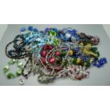 Glass and crystal jewellery