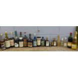 Seventeen bottles of mixed alcohol, mainly wines and sparkling wines