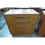 A G-Plan Fresco teak chest of drawers