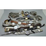 A collection of wristwatches