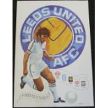 An Activity Promotions Limited football poster, printed 1970's, Leeds United FC