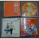 A collection of 1960's LP records mainly compilations and soundtracks, rock n roll and pop **