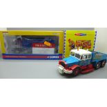 Two Corgi die-cast model vehicles, boxed