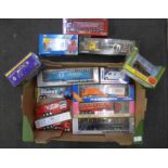 A collection of Corgi and other die-cast model vehicles including Superhaulers