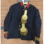 An Army tunic with epaulettes