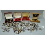 Approximately fifty pairs of cufflinks