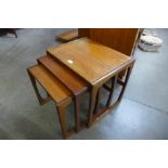 A G-Plan Quadrille teak nest of tables