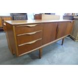 A teak sideboard