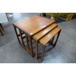 A G-Plan Quadrille teak nest of tables