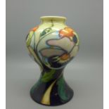 A Moorcroft Thoughts in Flight vase, 2007 backstamp, 16cm