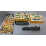 Airfix H0-00 scale military vehicles and figures, all boxed