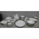 A Noritake 'Parisian Lane' dinner service, six setting with additional pieces **PLEASE NOTE THIS LOT