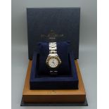 A Baume & Mercier Geneve Malibu wristwatch, with original receipt, paperwork, box and extra links,