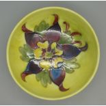 A small Moorcroft Columbine bowl, 11.5cm