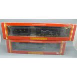 Two Hornby 00 gauge locomotives, R239 BR 2-6-4T Class 4P and R322 BR 2-8-0 Class 8F, boxed