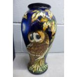 A Moorcroft Nighwatch vase, designed by Philip Gibson, limited edition 81/100, 31.5cm, £479 when new