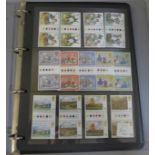 Stamps - GB Gutter panel (including traffic light) - loose stamps and on fdc's, face alone
