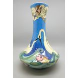 A Moorcroft Odyssey vase, designed by Beverley Wilkes, limited edition, 176/500, 21cm, £235 when new