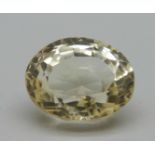 A topaz stone, 8ct