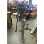 A cast iron Super Patel water pump