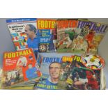 Twenty-eight Charles Buchans Football Monthly magazines, six editions from 1968, eleven for 1969,