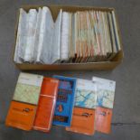 A box of Bartholemew maps of Great Britain and others **PLEASE NOTE THIS LOT IS NOT ELIGIBLE FOR