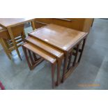 A G-Plan Quadrille teak nest of tables