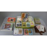 A quantity of 20th Century playing cards