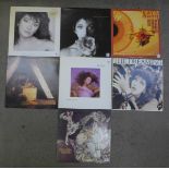 Seven Kate Bush LP records