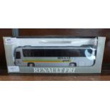 A Renault FR1 model coach, Sport F1, 1/43 scale, boxed