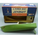 A Jetcraft power boat, boxed