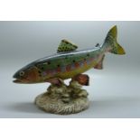 A Beswick Golden Trout, 1246