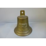 A brass bell, SK Goben 1916 (reproduction)