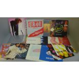 A collection of 61 7" 45rpm singles including 22 picture sleeves