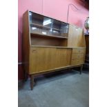 A Danish teak highboard