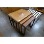 A G-Plan Quadrille teak nest of tables