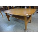 A teak coffee table