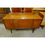 A teak sideboard